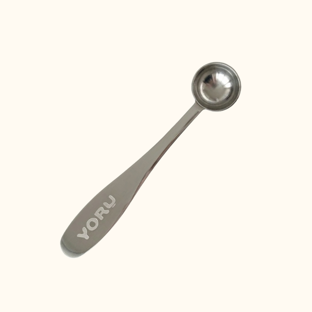 YORUCHA Messlöffel aus Edelstahl rostfrei für Hojicha und Matcha Pulver