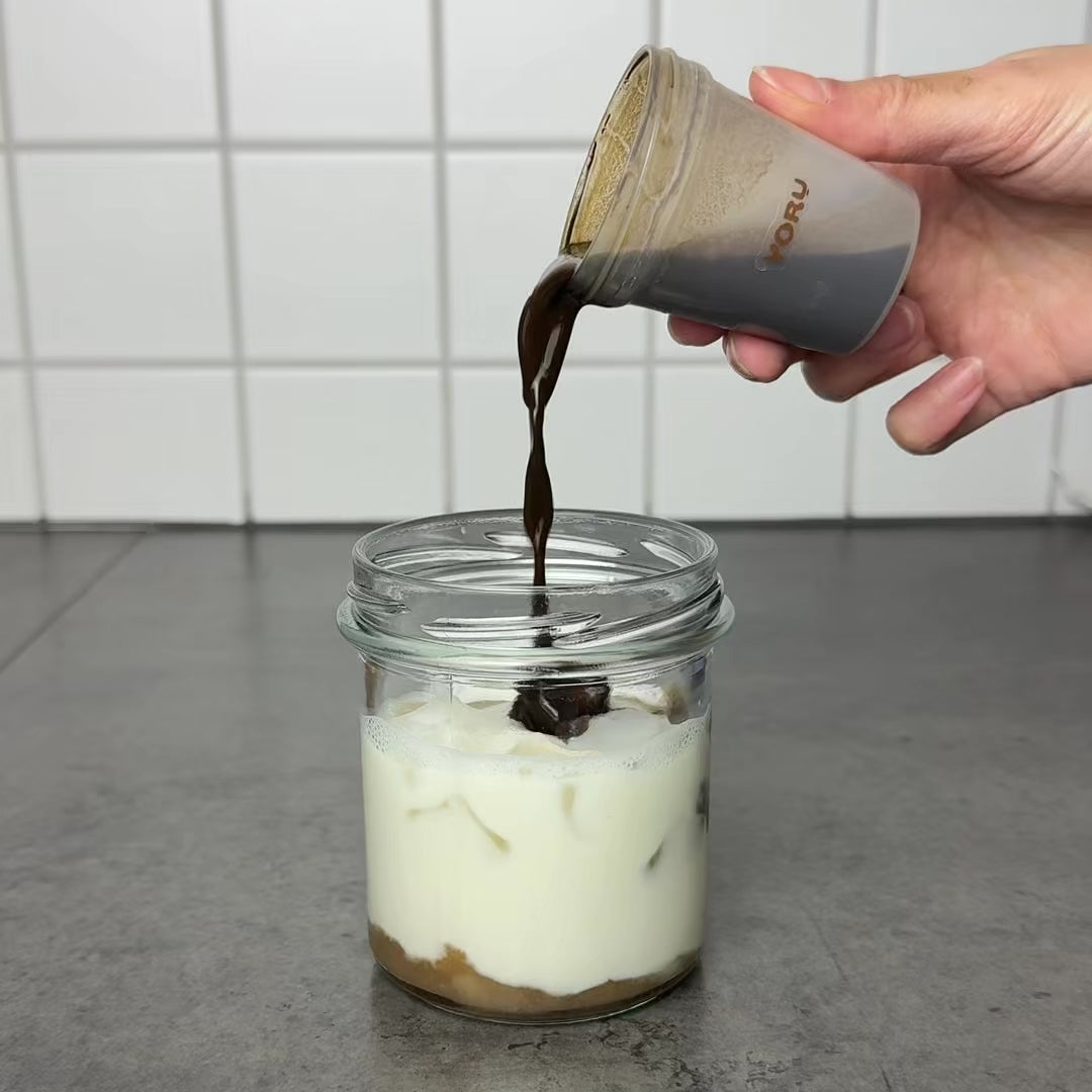 Hojicha & Matcha Mini Shaker to Go – 50 ml